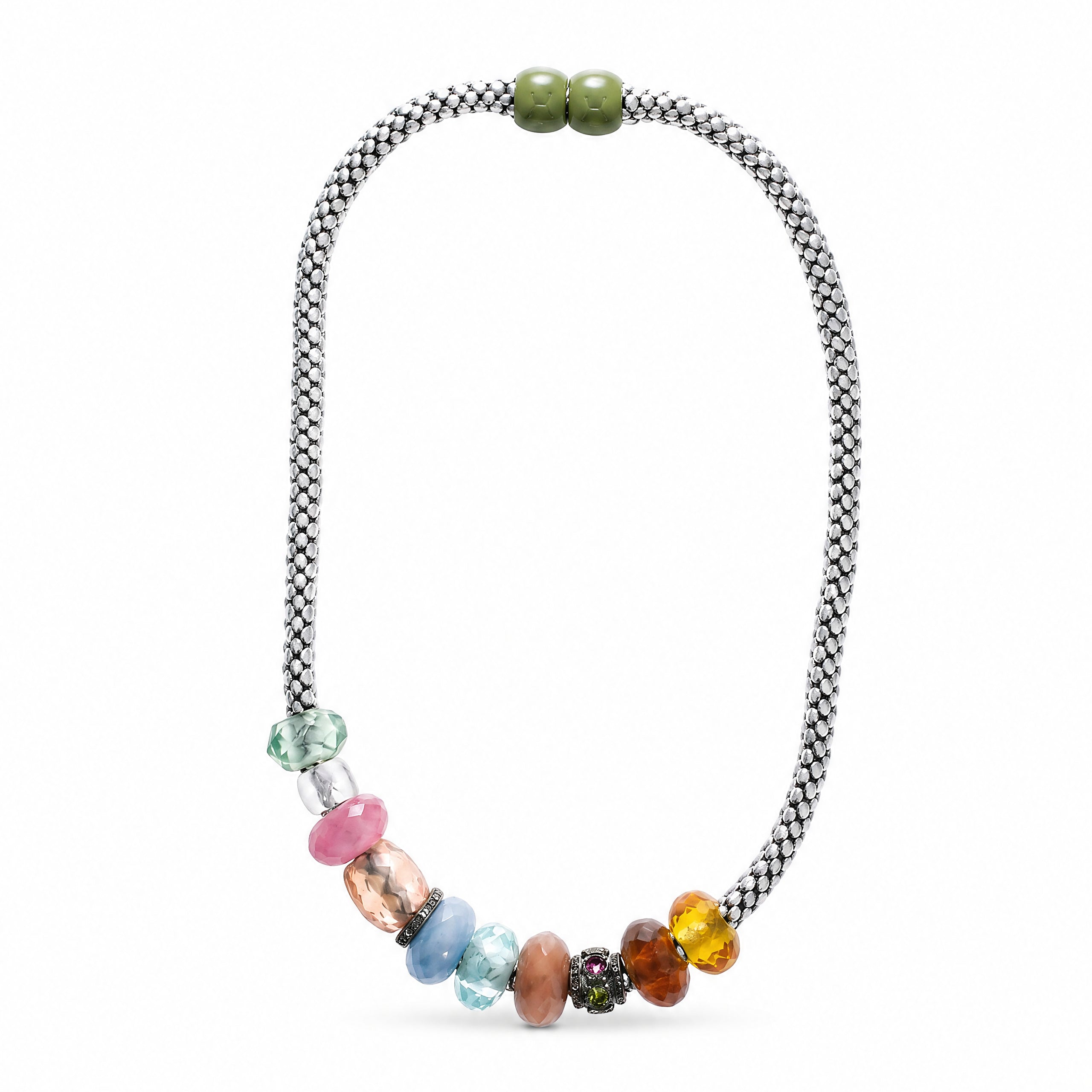 GEMSTONE BEADED NECKLACE