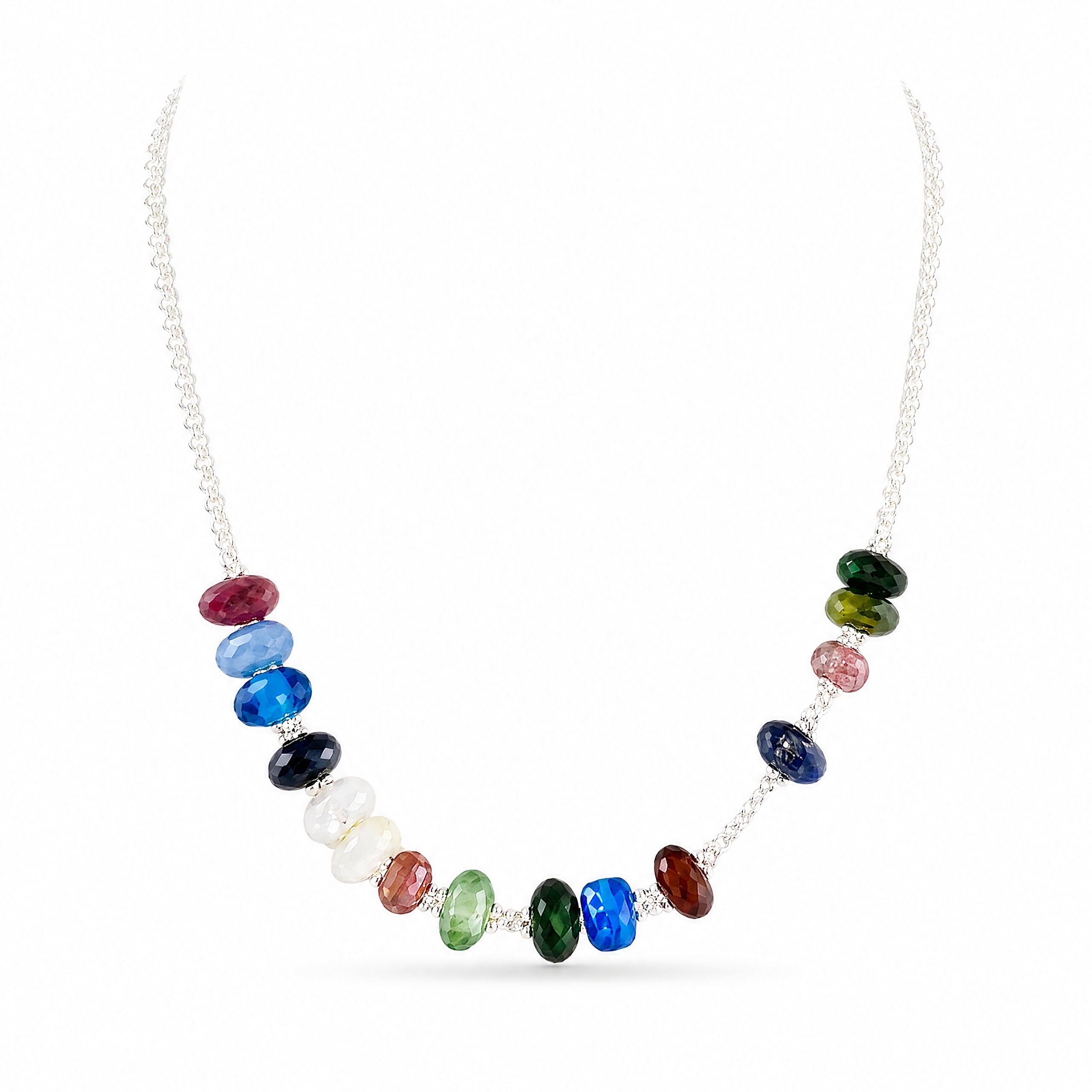 GEMSTONE BEADED NECKLACE