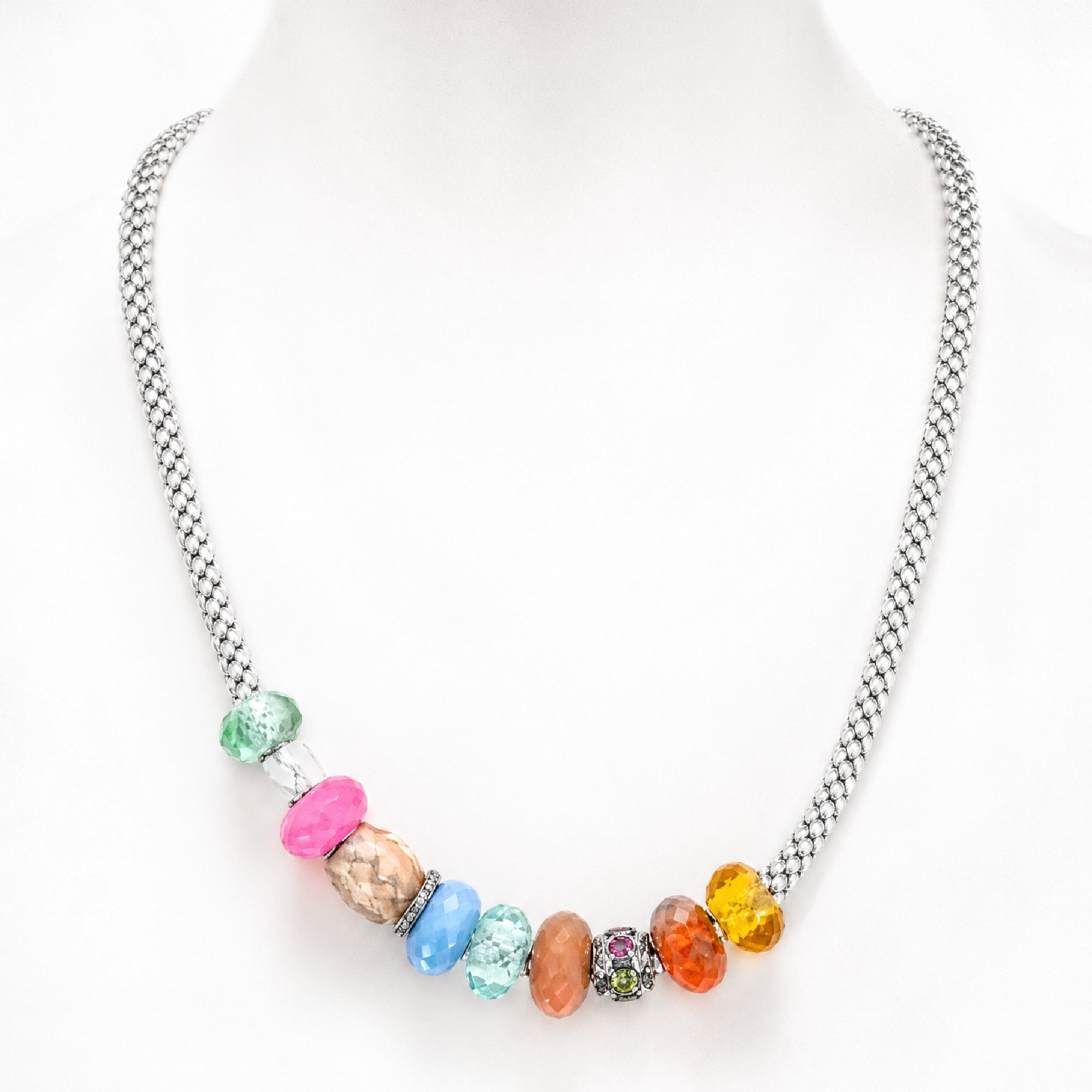GEMSTONE BEADED NECKLACE