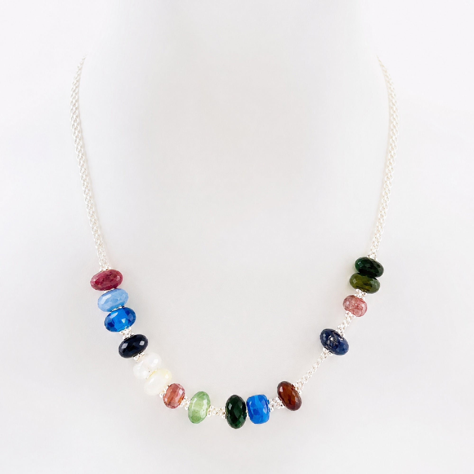 GEMSTONE BEADED NECKLACE