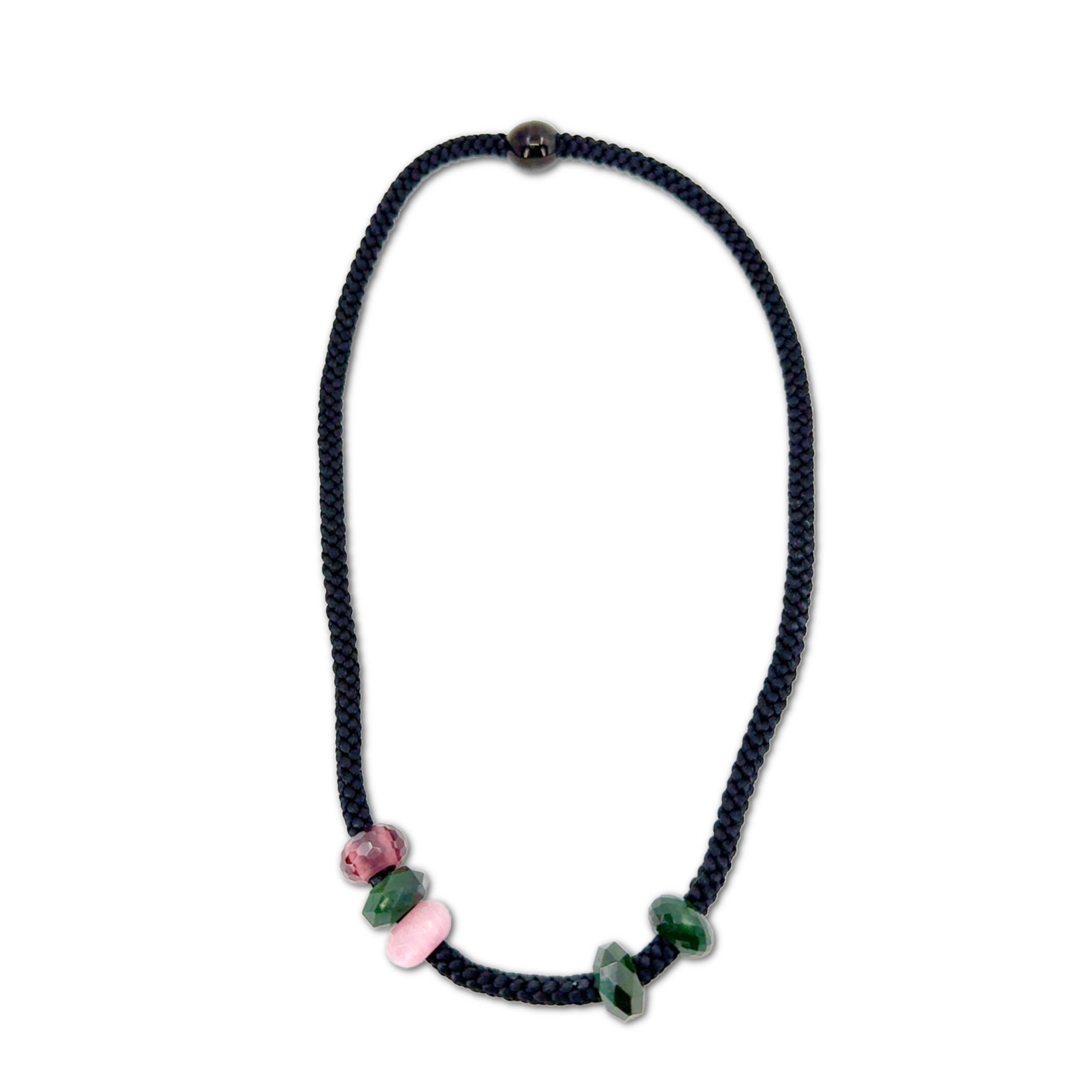 BEADED SILK PENDANT CORD