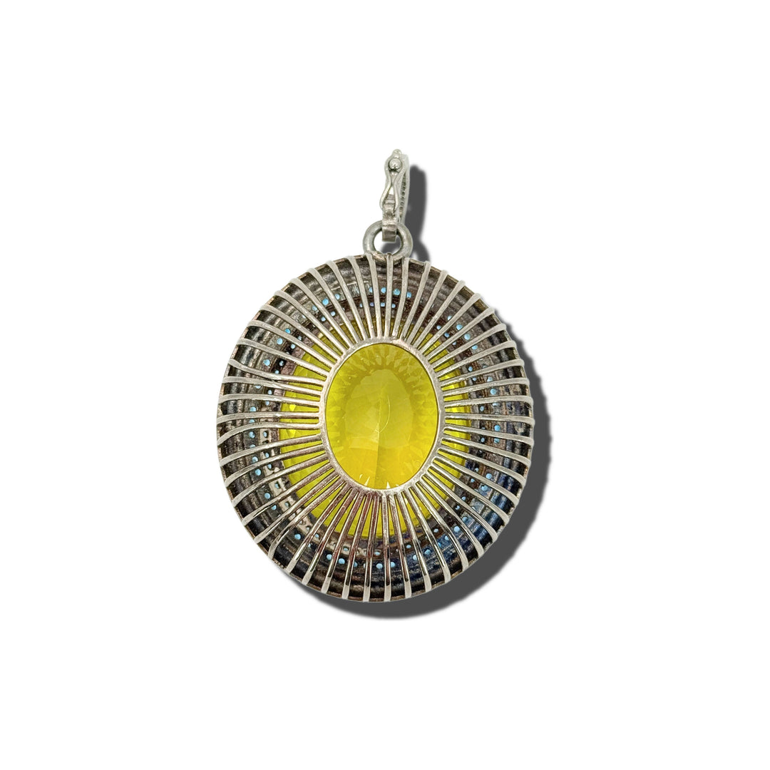 FUZZY NAVEL PENDANT
