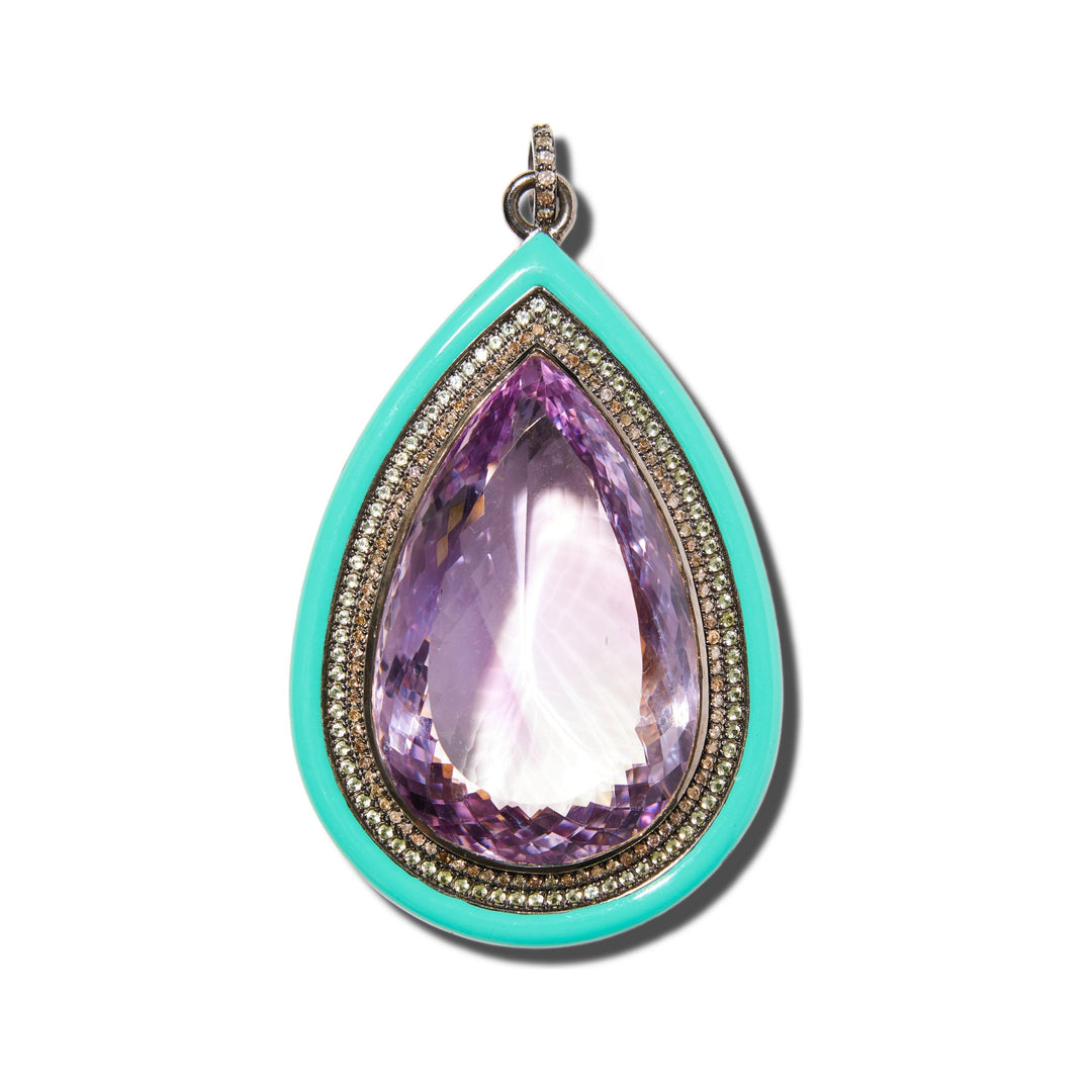 LILAC WINE PENDANT