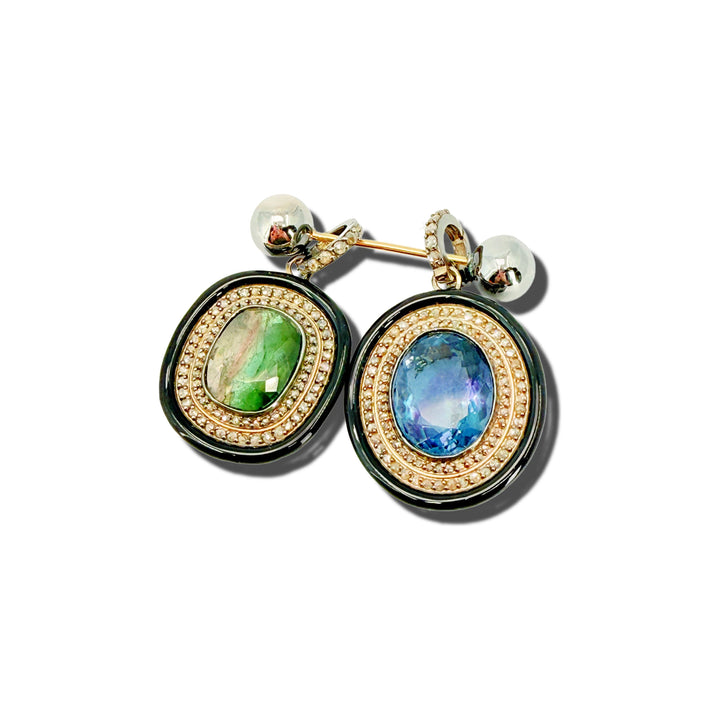 GREEN & GOLD PENDANT