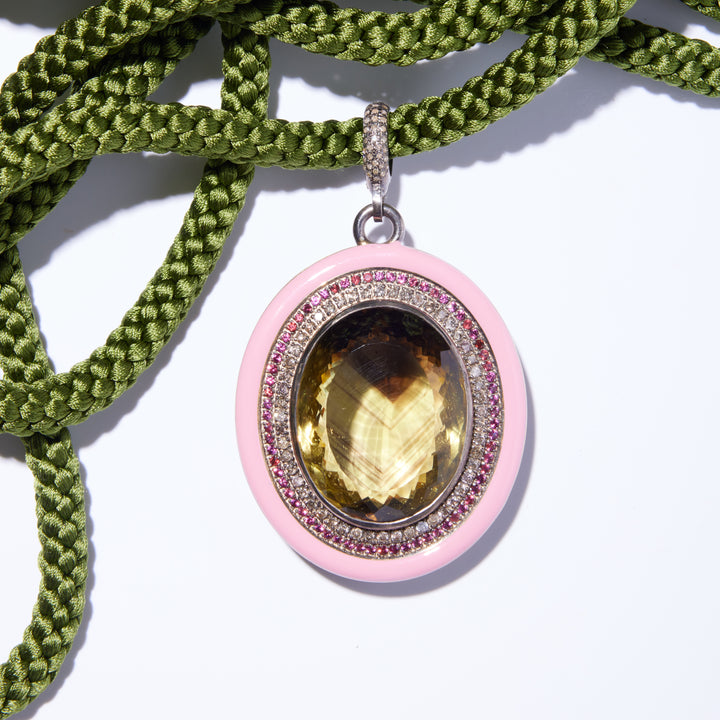 POWDER PUFF PENDANT