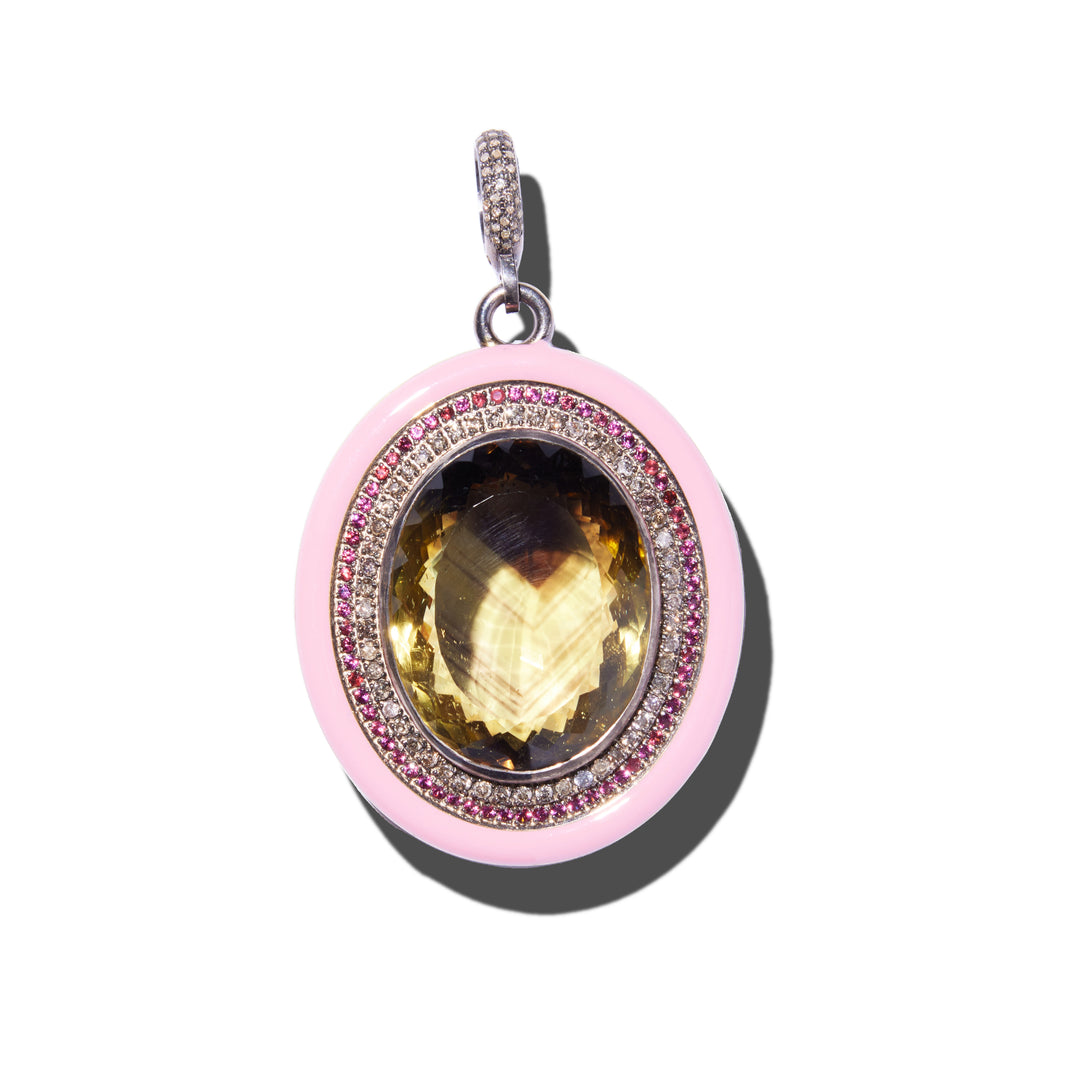 POWDER PUFF PENDANT