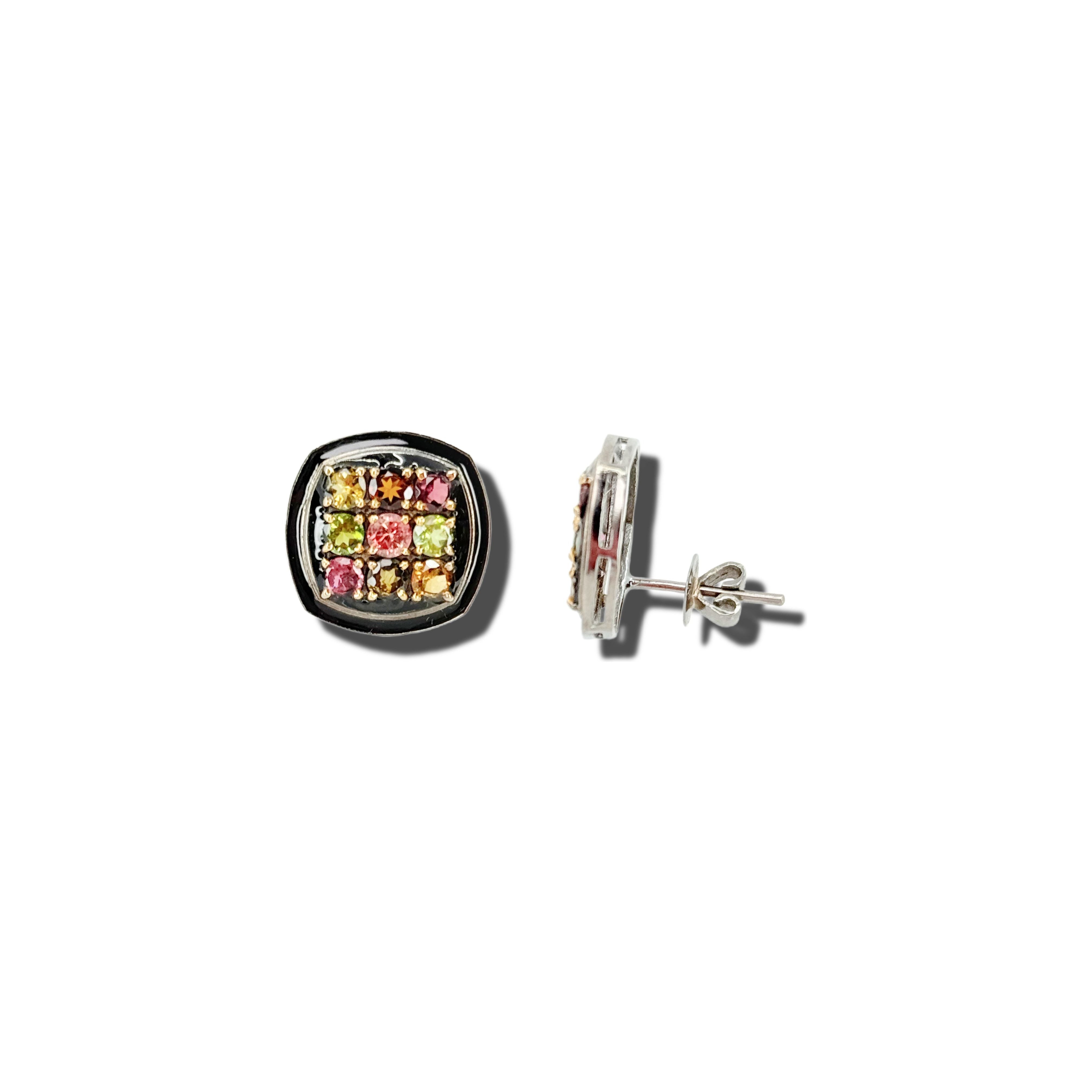 SQUARE PEG EARRINGS