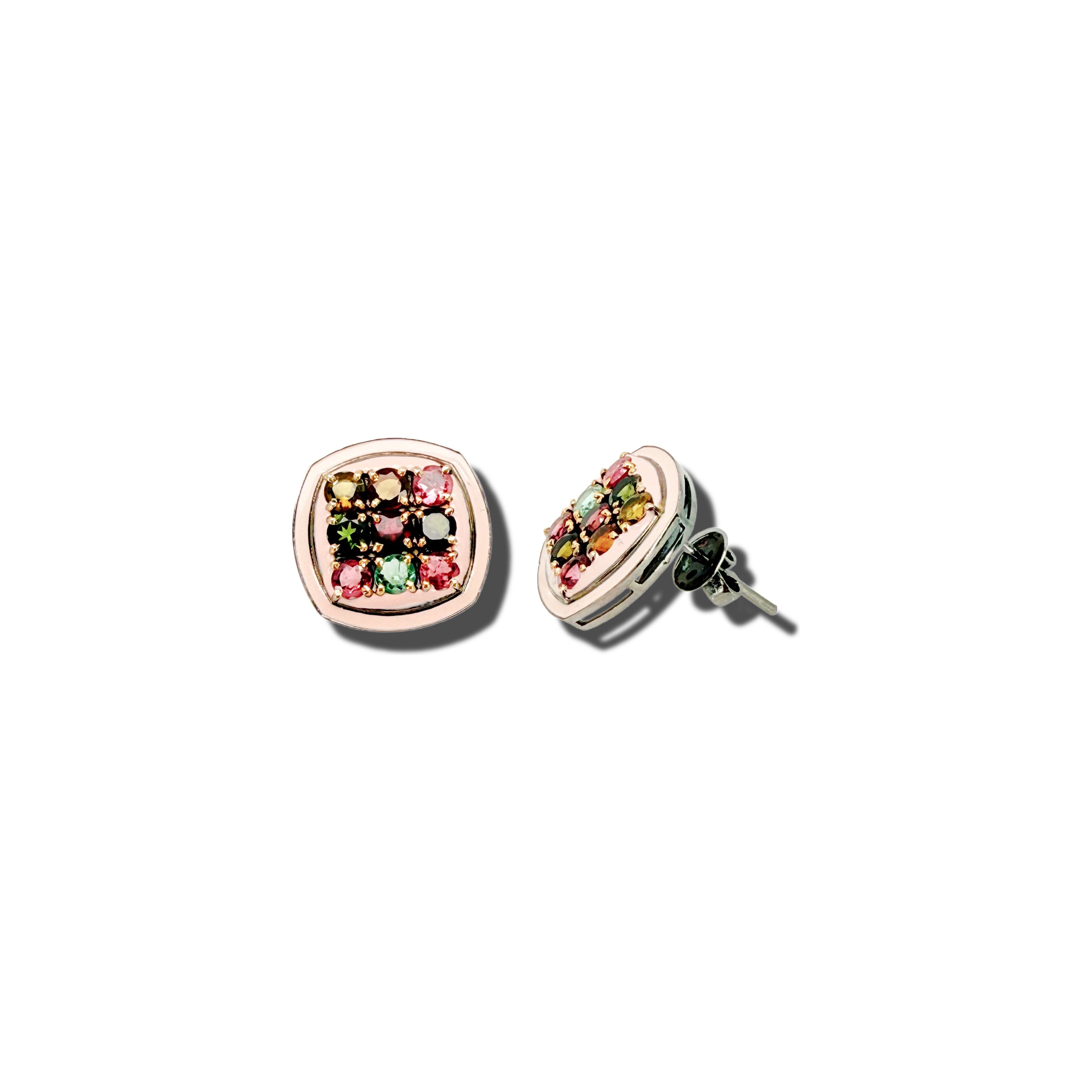 SQUARE PEG EARRINGS